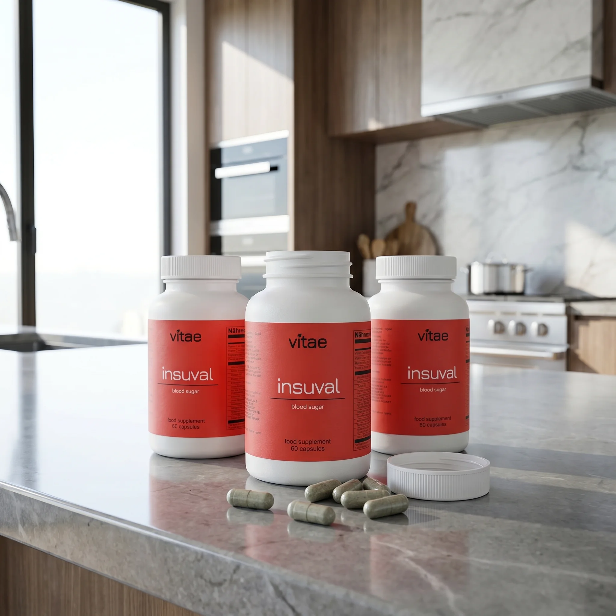 Insuval Kapseln – 90-Tage-Paket für Herzgesundheit und gesunde Blutwerte